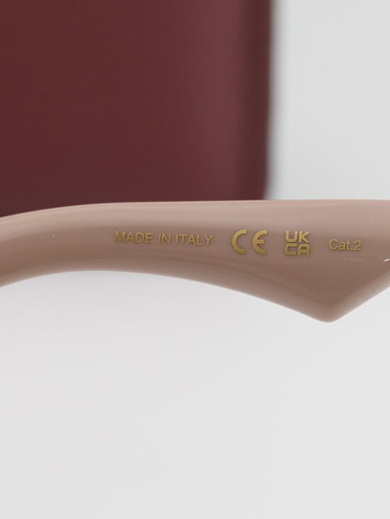 Etro ETROMACARON 0FWM 2S Shield Sunglasses - Nude / Pink